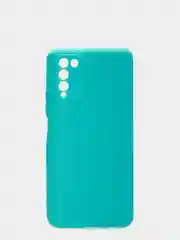 Бирюзовый чехол для Huawei Honor 10X Lite силиконовый, матовый, однотонный
