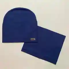 Синий шапка со снудом SPORT ACTIV