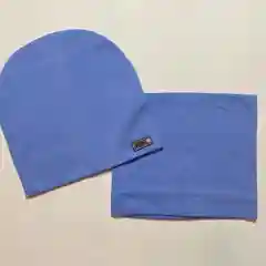 Голубой шапка со снудом SPORT ACTIV