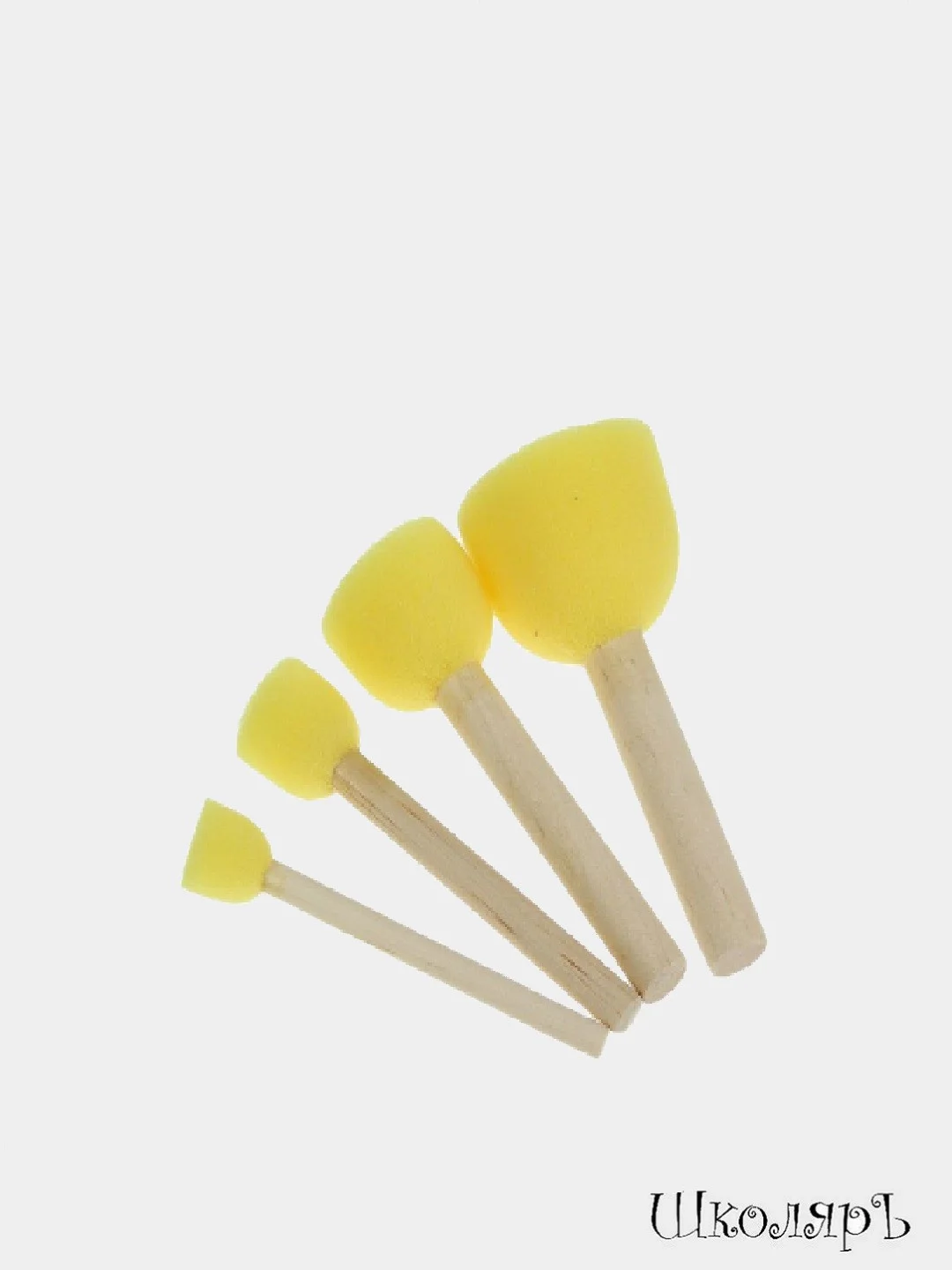 рисование губкой. кисточка спонж. кисть губка для макияжа. триумф tf аксессуары hс-04 кисть-спонж с ручкой д/нанесения тон. кисть круглая губка 13 мм dk12502-13.