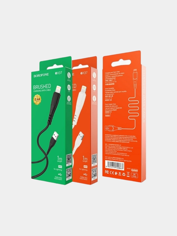Кабель для Micro-USB 2.4A Borofone BX37, быстрый зарядный кабель, 1 м, для Android