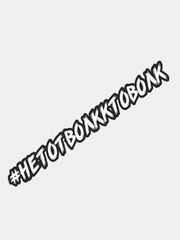 Наклейка на автомобиль #Нетотволкктоволк, 35 х 5 см