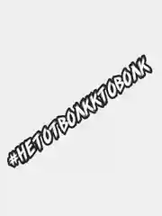 Наклейка на автомобиль #Нетотволкктоволк, 35 х 5 см