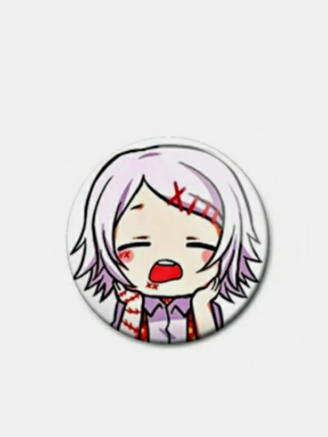Белый значки аниме токийский гуль Tokyo Ghoul