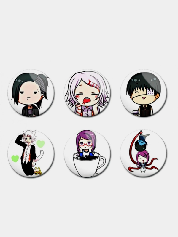 Значки аниме токийский гуль Tokyo Ghoul