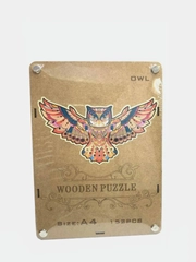 Деревянные пазлы Wooden Puzzle размер А4