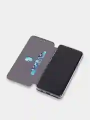 Черный чехол книжка на Samsung Galaxy A01