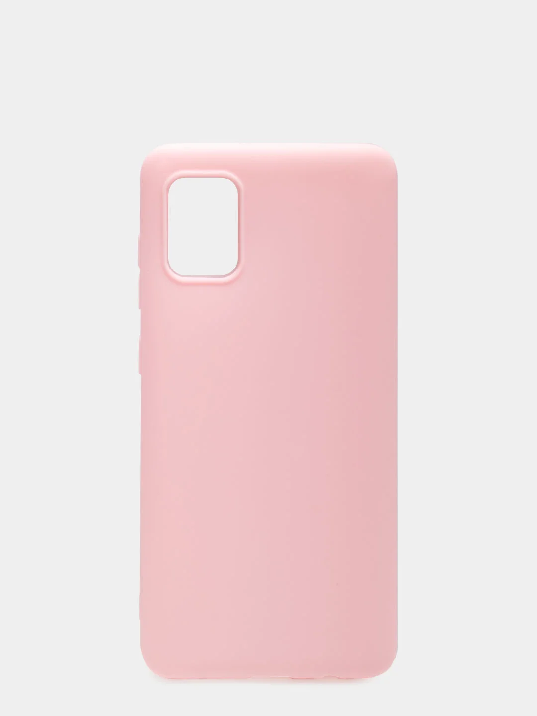 Розовый чехол для Samsung A31 2020/A315F силиконовый матовый однотонный
