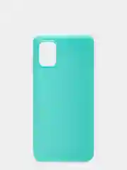 Бирюзовый чехол для Samsung A31 2020/A315F силиконовый матовый однотонный