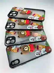 Чехол-накладка с объемным медведем для iPhone X, 10, 11 Pro, 12, 12 Pro, 12 Pro Max