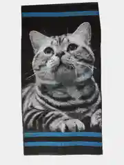 Полотенце банное махровое "Котик", 70 х 140 см