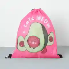 S Болоньевая сумка для обуви Cute meow, 33 х 43 х 0,5 см