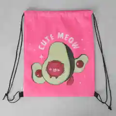 S Болоньевая сумка для обуви Cute meow, 33 х 43 х 0,5 см