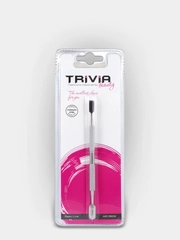 TRIVIA BEAUTY Пушер двухсторонний для ногтей, 13 см, AS 502