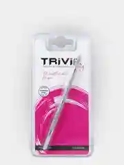 TRIVIA BEAUTY Пушер двухсторонний для ногтей, 12 см, AS 503