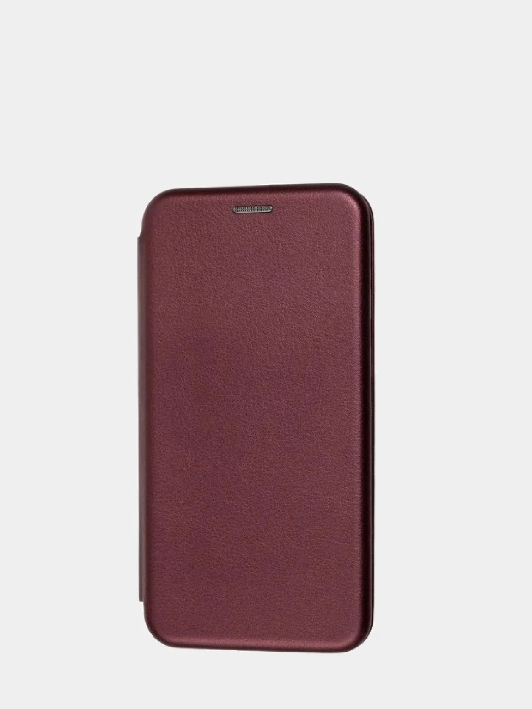 Багровый чехол книжка для Xiaomi Redmi Note 10