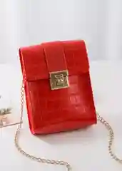 Красный сумка для смартфона, маленькая