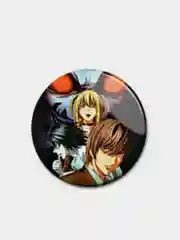 Черный значки аниме Тетрадь Смерти Death Note