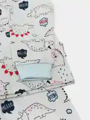 Серый меланж детский комплект пижама майка и штаны для мальчика/девочки