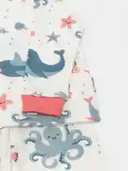 Серый меланж детский комплект пижама майка и штаны для мальчика/девочки