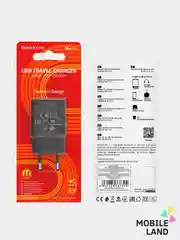 Белый сетевое зарядное устройство BOROFONE BA52A Gamble 1 USB, 2.1 A