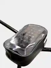 Серый вело сумка на руль с карманном для смартфона