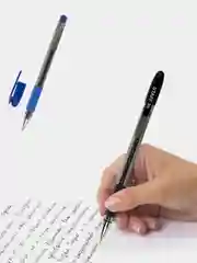 Гелевая ручка синяя и черная