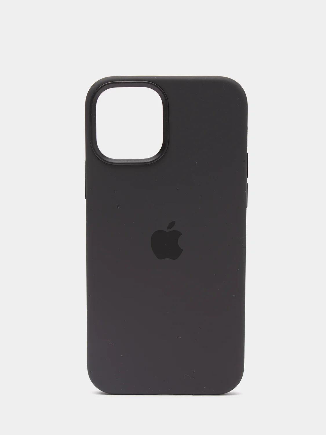 Черный чехол Silicone Case Premium для Apple iPhone 12 / 12 Pro