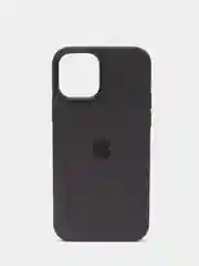Черный чехол Silicone Case Premium для Apple iPhone 12 / 12 Pro