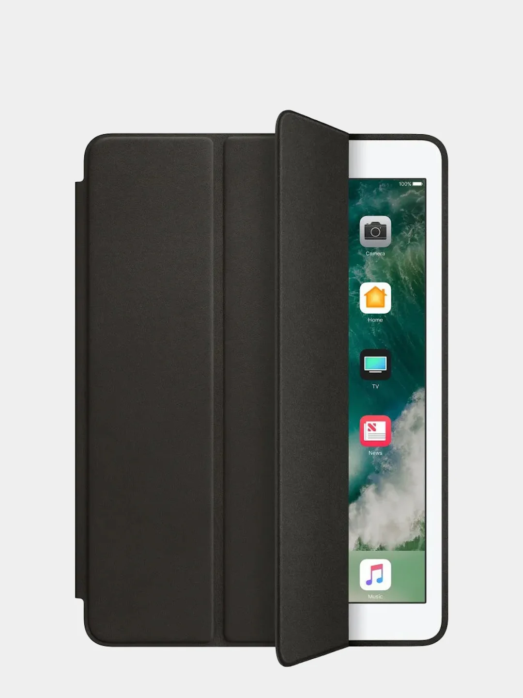 Черный чехол книжка для Apple iPad Mini / iPad Mini 2 / iPad Mini 3