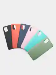 Чехол для Samsung A31 2020/A315F силиконовый матовый однотонный