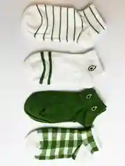 Зеленый носки женские короткие