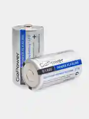 2шт GoPower Щелочной элемент питания Super POWER Alkaline D / LR20
