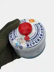 Газ 230 гр на резьбе всесезонный"Следопыт" для портативных плит