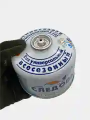 Газ 230 гр на резьбе всесезонный"Следопыт" для портативных плит