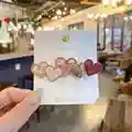 Серебряный заколка для волос
