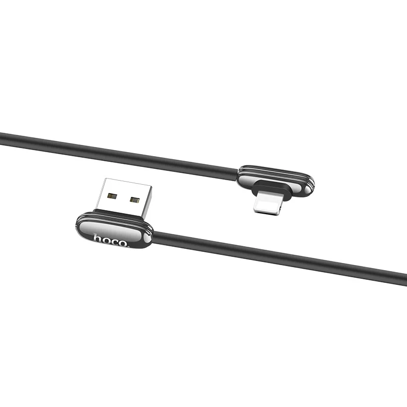 Серый кабель USB на Lightning U60 Soul secret