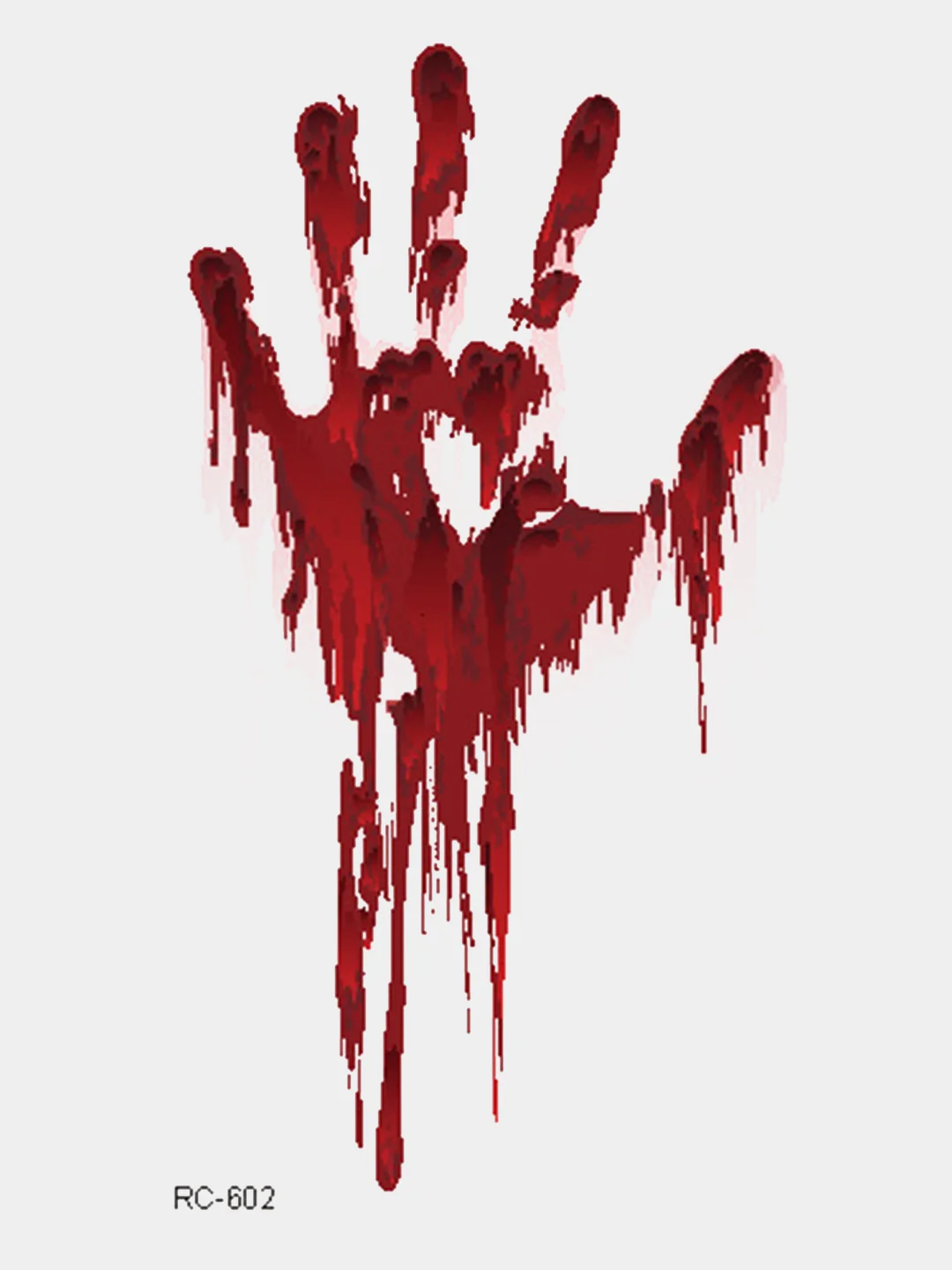 Фуксия временные татуировки на Halloween