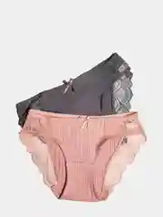 Трусы женские хлопковые с кружевом