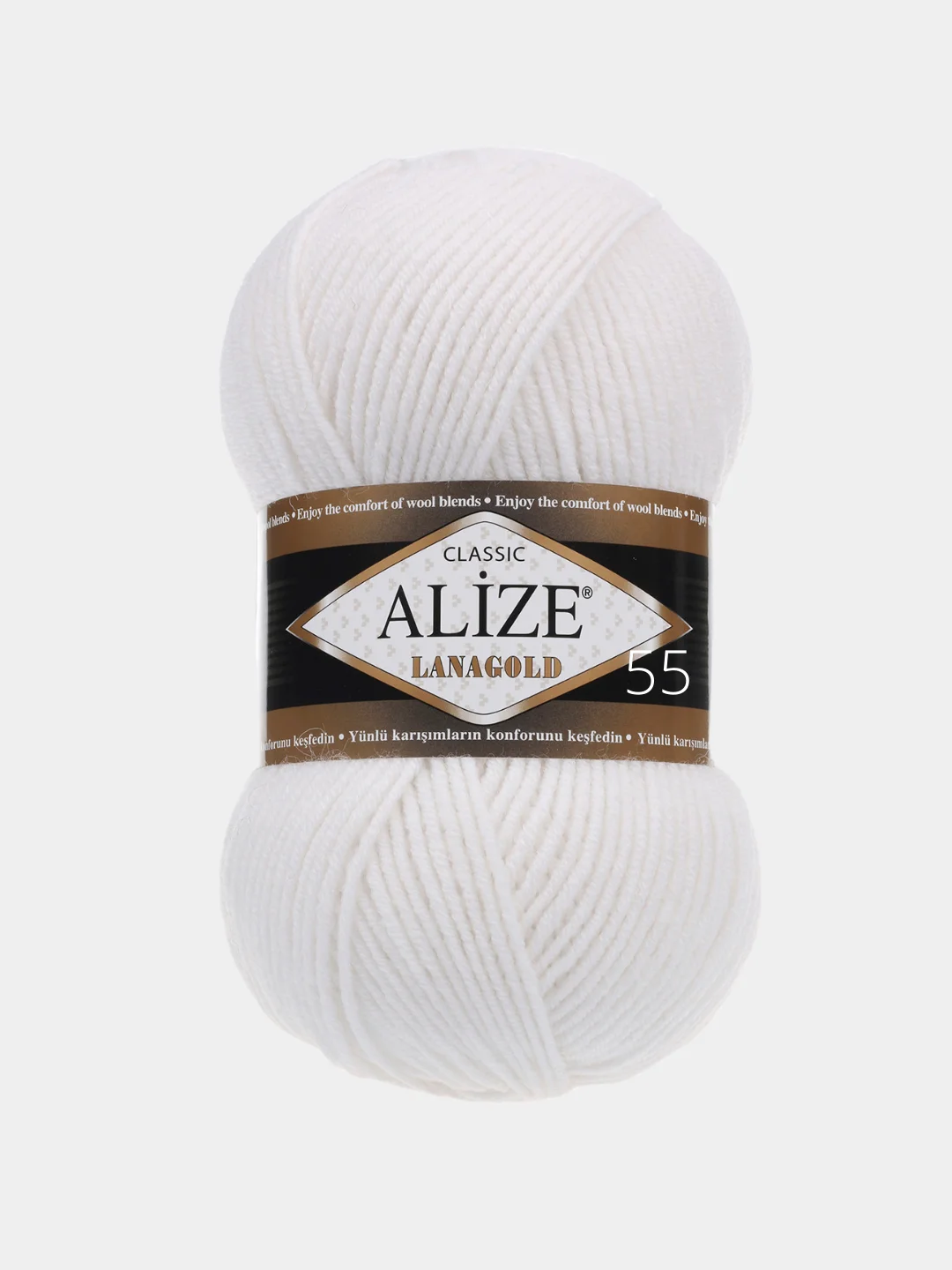 Пряжа Alize Lanagold, 49% шерсть, 51% акрил, 100 г / 240 м
