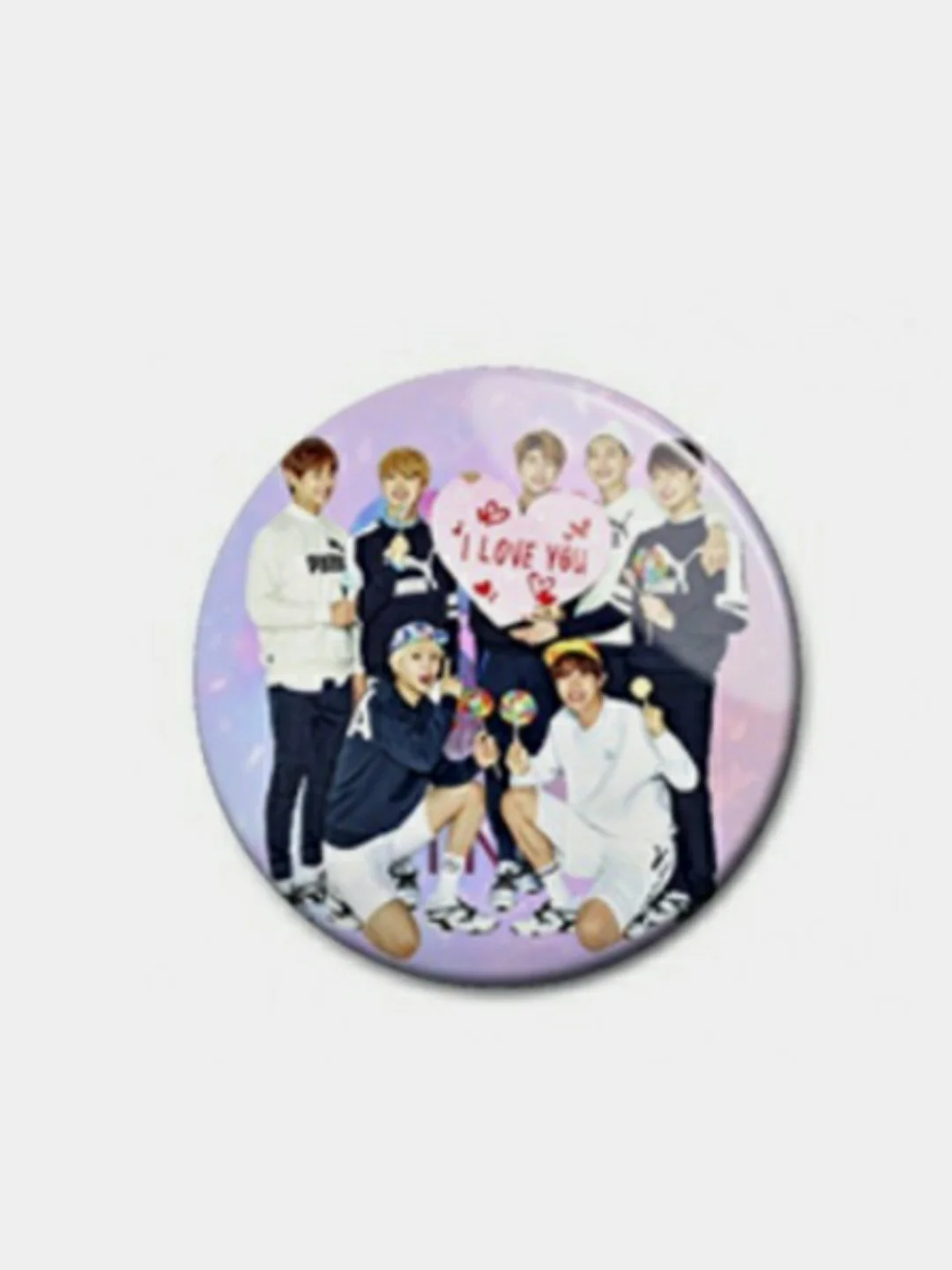 Терракотовый значки BTS K-POP, БТС