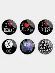 Значки BTS K-pop, БТС