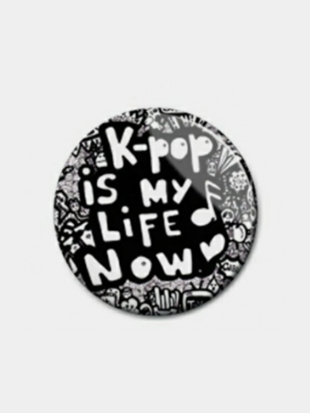 Фуксия значки BTS K-pop, БТС