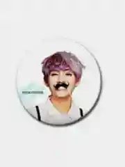 Коралловый значки BTS K-pop, БТС