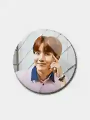 Фуксия значки BTS K-pop, БТС