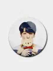 Коралловый меланж значки BTS K-pop, БТС