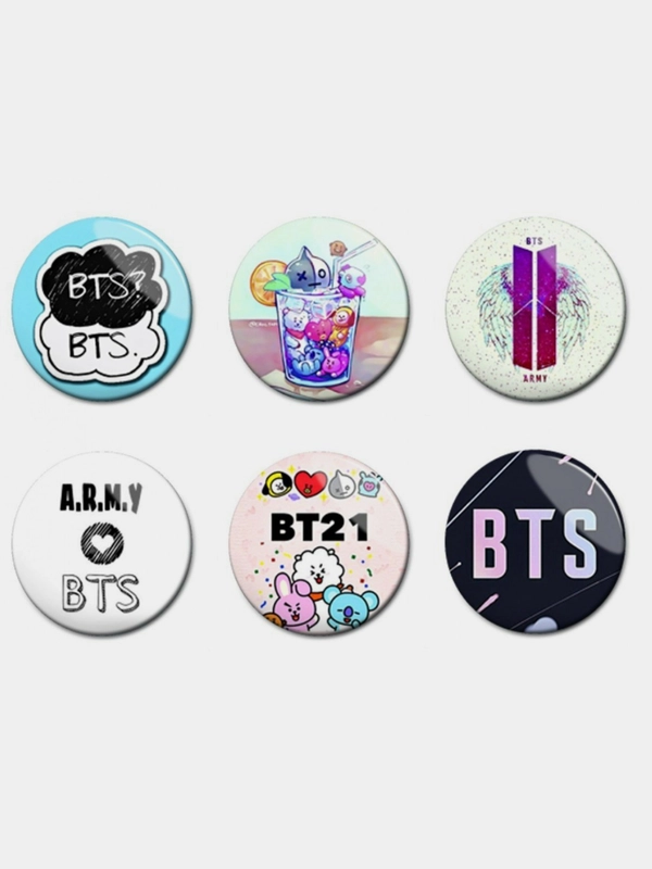 Значки BTS K-POP, БТС