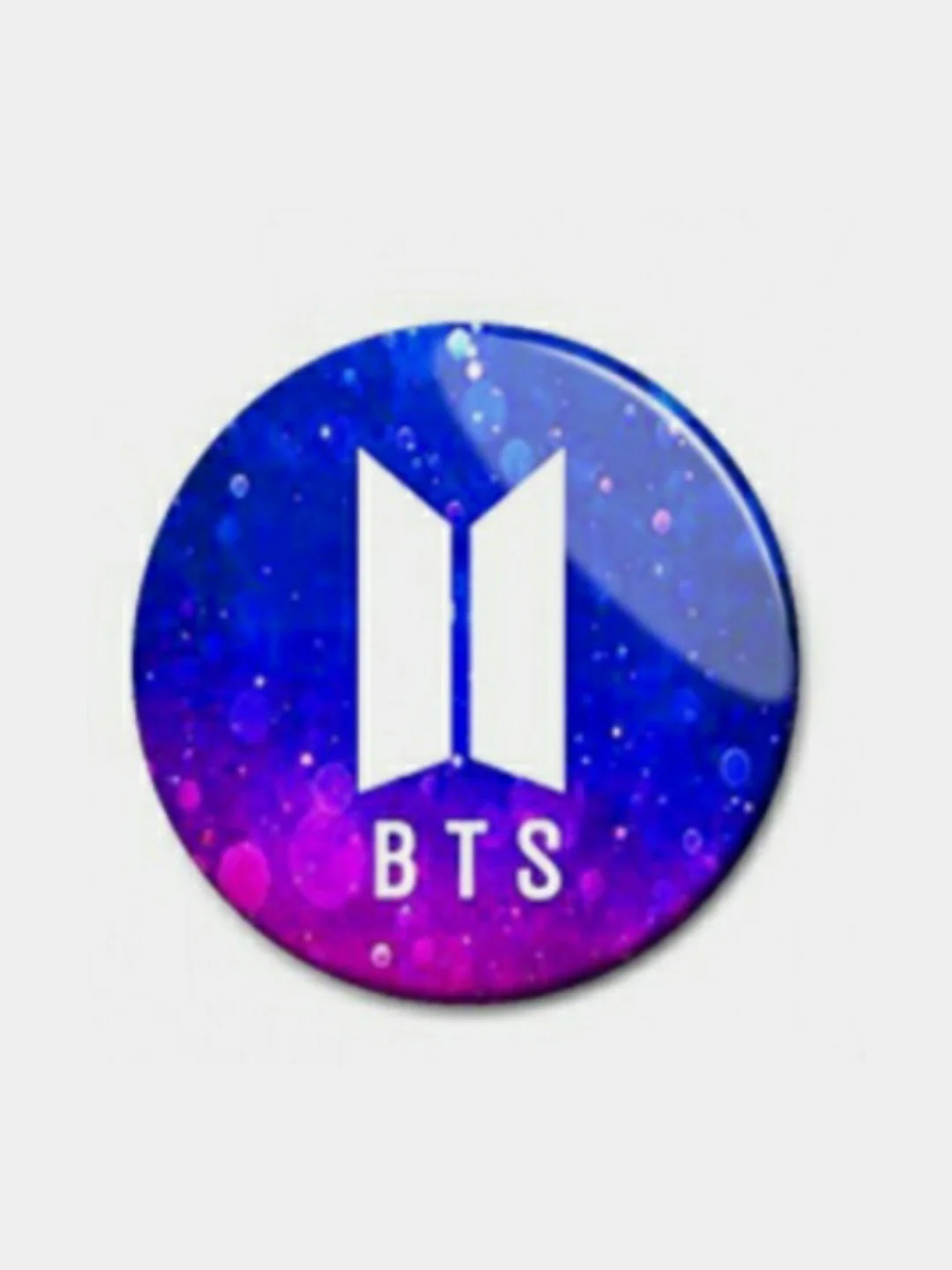 Черный значки BTS K-pop, БТС