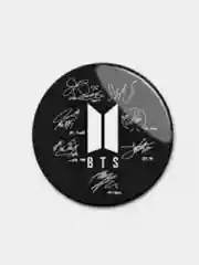 Серый значки BTS K-pop, БТС