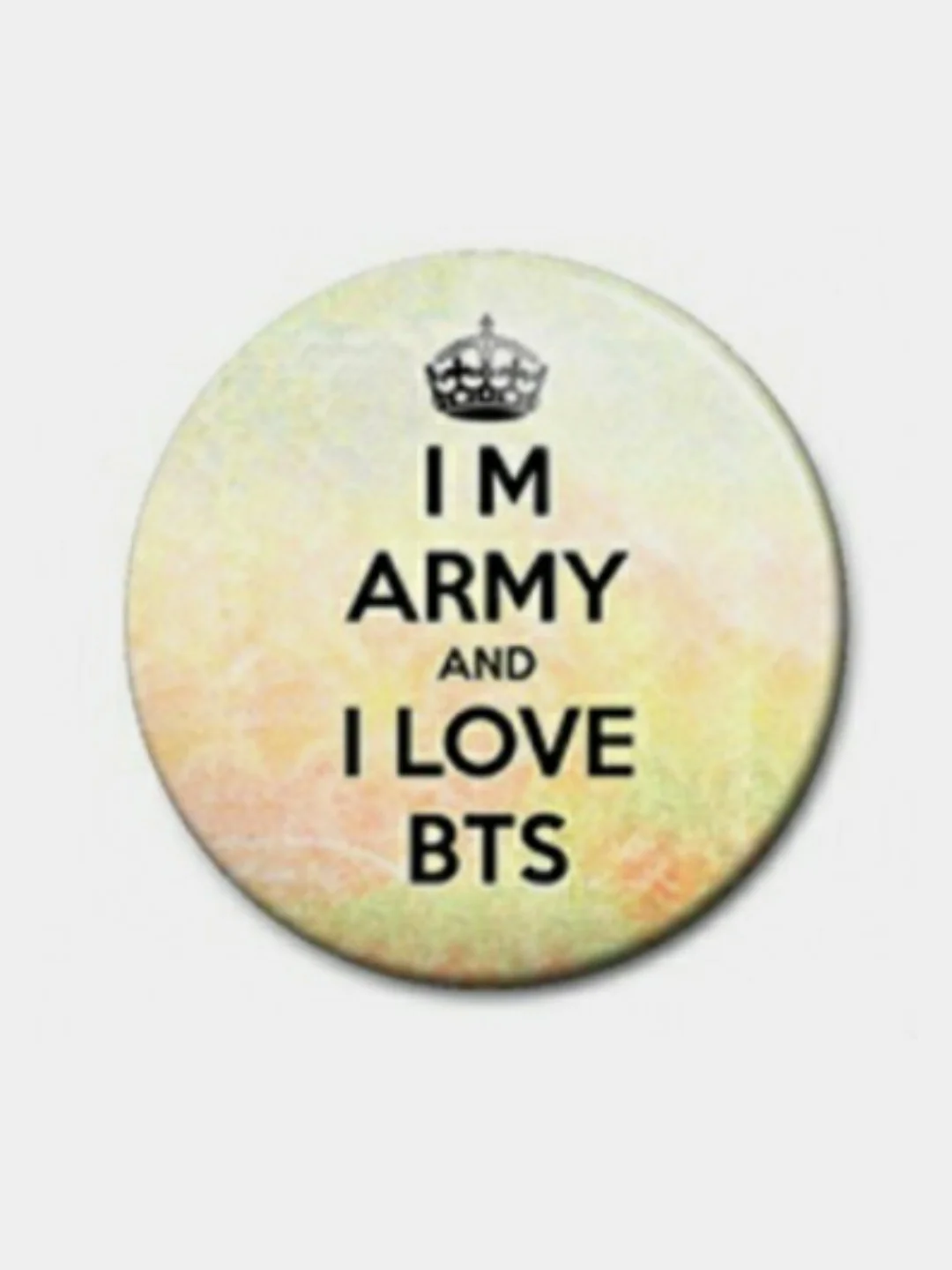 Серебряный значки BTS K-pop, БТС